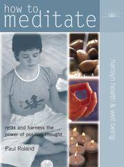 cover of How to Meditate