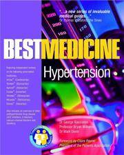 Best Medicine Hypertension by George Kassianos - Paperback - 2005 - from Lady Lisa's Bookshop (SKU: 8593)