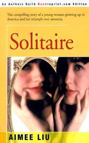 image of Solitaire: The compelling story of a young woman growing up in America and her triumph over anorexia.