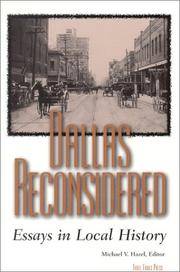 Dallas Reconsidered Essays in Local History