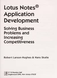 LOTUS NOTES APPLICATIONS - SOLVING BUSINESS PROBLEMS