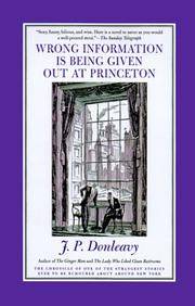 Wrong Information Is Being Given Out at Princeton: The Chronicle Of One Of The Strangest Stories...