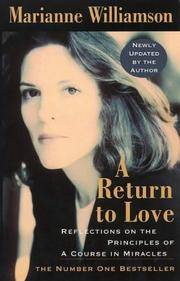 cover of A Return to Love : Reflections on the Principles of a 'Course in Miracles