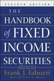 The Handbook of Fixed Income Securities By Frank J. Fabozzi