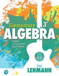 Elementary Algebra: Graphs and Authentic Applications (What's New in Developmental Math)