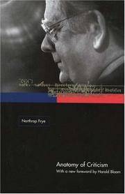 image of Anatomy of Criticism: Four Essays