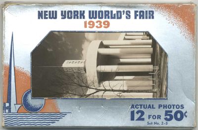 (Photo Post Cards): New York World's Fair 1939 Actual Photos. 12 for 50 Cents