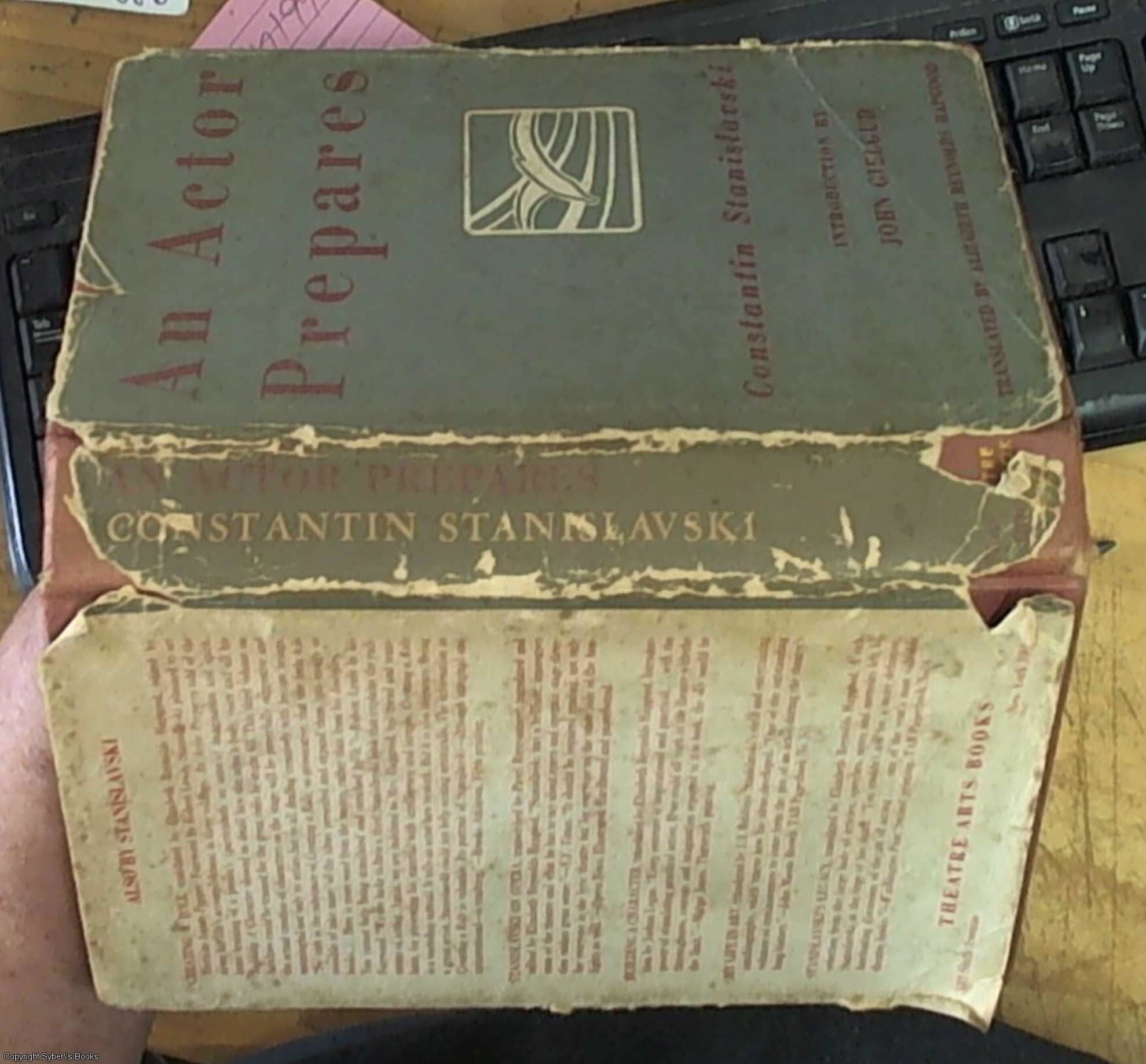 An Actor Prepares By Constantin Stanislavski Hardcover Reprint 1976 From Syber S Books Abn 15 100 960 047 Sku 0285886
