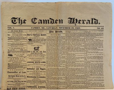 The Camden Herald, Vol 1., No. 43, Saturday, November 20, 1869