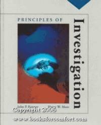 investigation principles Review number: 2011/1 review subject: criminal investigation: an introduction to principles and practice peter stelfox publisher name: willan publishing. investigation principles Review number: 2011/1 review subject: criminal investigation: an introduction to principles and practice peter stelfox publisher name: willan publishing.