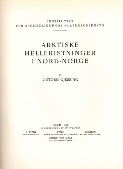 Arktiske helleristninger i Nord-Norge.