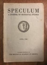 image of The Esplumoir Merlin A Study in Its Cabalistic Sources Speculum A Journal Of Mediaeval Studies April 1946 Volume XXI, Number 2 April, 1946