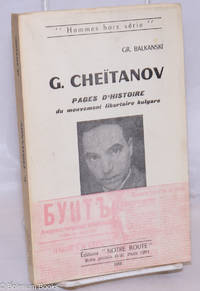 image of G. Cheïtanov: Pages d'histoire du mouvement libertaire bulgare