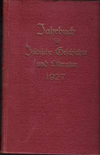 Jahrbuch fur judische Geschichte und Literatur. Achtundzwanzigster Band
