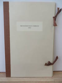 image of Hudson's Bay Company papers