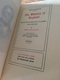 The Complete Works: History of England and Miscellaneous Works by Lord Thomas Macaulay - Signed First Edition - 1890 - from Kabi Rare Books (SKU: 411)