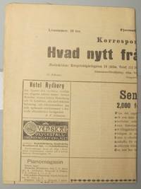 Korrespondesbladet Hvad nytt från Stockholm? 25…