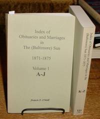 image of Index of Obituaries and Marriages in The (Baltimore) Sun, 1871-1875 (two-volume set)