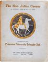 The Hon. Julius Caesar. A Travesty With Music in Three Acts. Presented by The Princeton University Triangle Club 1918-1919