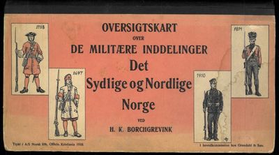 Oversigtskart oved de militære inddelinger Det…