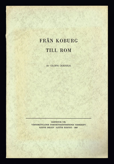Från Koburg till Rom. Ericus Johannis från Lödöse…