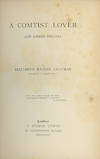 A Comtist Lover and Other Studies