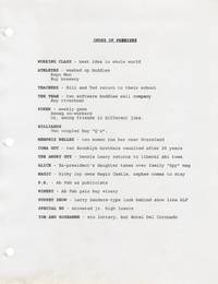 Archive of original treatments and proposals for 16 unproduced television series, circa 1995