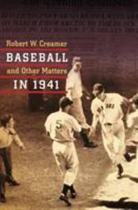 Baseball and Other Matters in 1941