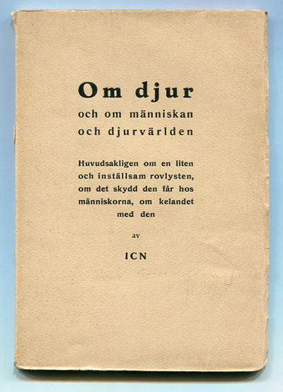 Om djur och om människan i djurvärlden.…