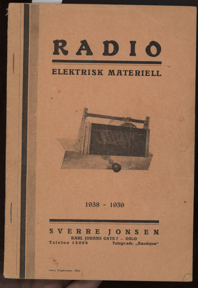 Radio elektrisk materiell 1938-39. Prisliste fra…