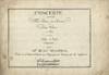 Concerte[!] pour Le Forte Piano, ou Clavecin â Deux Violons 2 Obois 2 Cors Tallie[!], et Basse. [Piano part only]