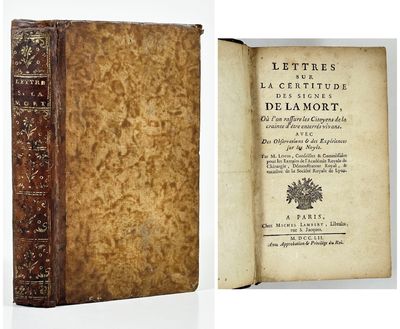 Lettres sur la certitude des signes de la mort où…