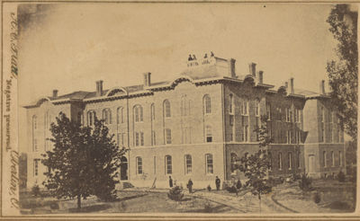 Two Carte-de-Visite Views of the Second Ladies’ Hall at Oberlin College, c. 1868