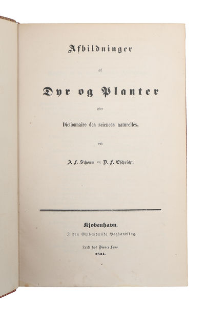 Afbildninger af Dyr og Planter efter Dictionnaire…