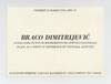 Exhibition card: Braco Dimitrijevic: Luogo come Punto di Riferimento di Attività Culturale/Place as a Point of Reference of Cultural Activity (opens 12 March 1976)