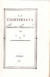 La cortigiana: poemetto romantico di C.R.R.