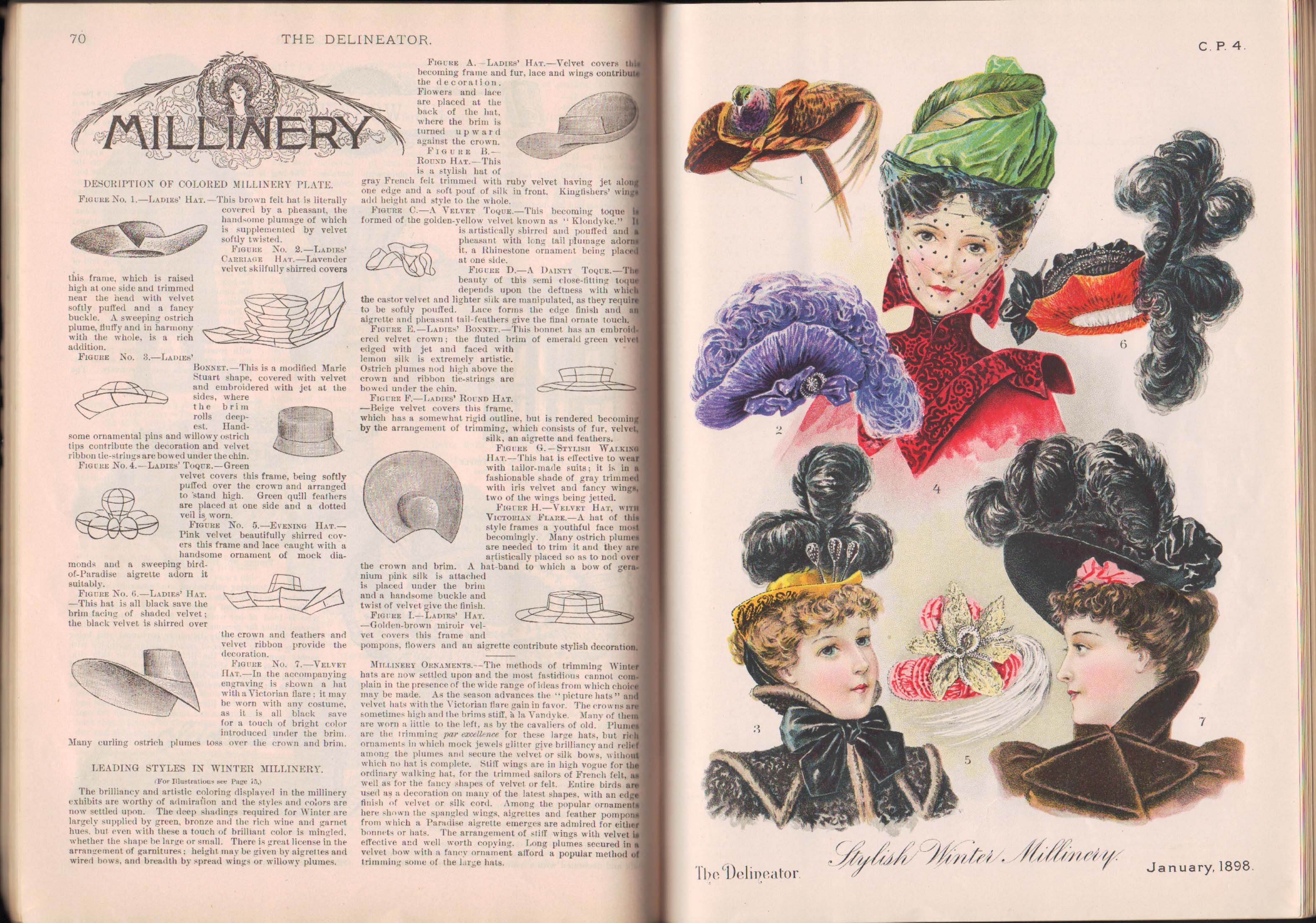 洋書 Delineator July 1933 THE DELINEATOR (HOLIDAY NUMBER, VOL. LI, NO. 1) JANUARY 1898