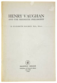 Henry Vaughan and the Hermetic Philosophy