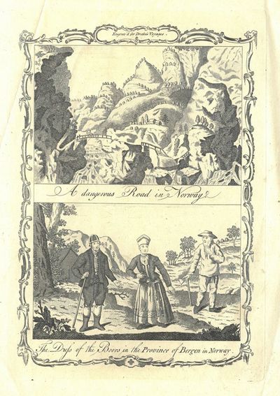 A dangerous Road in Norway. The Dress of the…