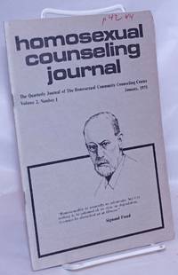 image of Homosexual counseling journal: the quarterly journal of the Homosexual Community Counseling Center; vol. 2, #1, January, 1975: Sigmund Freud cover