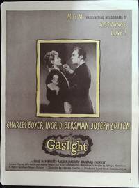 Gaslight Trade Print Ad 1944 Charles Boyer, Ingrid Bergman, Joseph Cotten