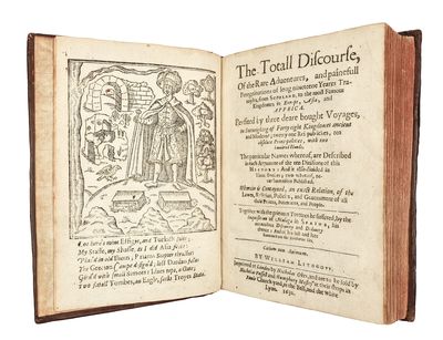 The Totall Discourse, of the Rare Adventures, and Painefull Peregrinations of Long Nineteene Yeares Travayles from Scotland, to the Most Famous Kingdomes in Europe, Asia, and Affrica. Perfited by Three Deare Bought Voyages, in Surveighing of Forty Eight Kingdomes Ancient and Moderne; Twenty One Rei-publickes, Ten Absolute Principalities, with Two Hundred Ilands. The Particular Names Whereof, are Described in Each Argument of the Ten Divisions of this History: and it also Divided in Three Bookes; Two Whereof, Never Heretofore Published. Wherein is Contayned, an Exact Relation, of the Lawes, Religion, Policies, and Government of all their Princes, Potentates, and People. Together with the Grievous Tortures he Suffered, by the Inquisition of Malaga in Spaine, his Miraculous Discovery and Delivery Thence: and of his Last and Late Returne from the Northerne Iles