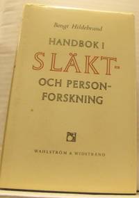 Handbok i släkt- och personforskning. Del I…