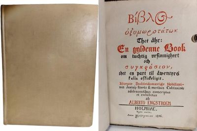Biblos oxymorotaton. Thet ähr: en gyldene book om…