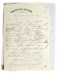 Autograph letters signed Fanny Lily Gypsey Davenport ("Fanny Davenport") chiefly to Author and Editor Edward Bok ("Dear Mr. Bok")