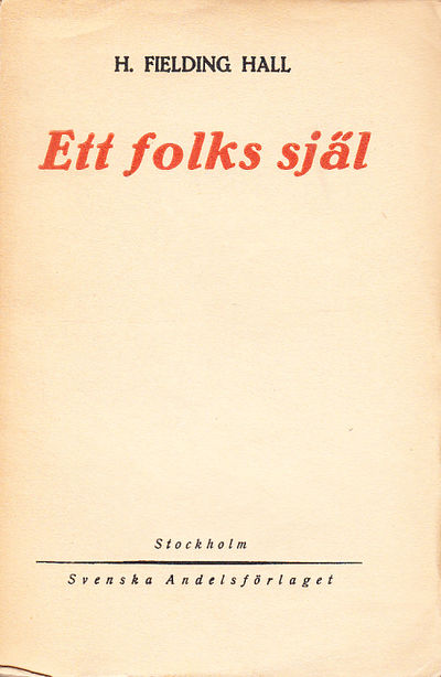 Ett folks själ. Till svenska av Hillewi…