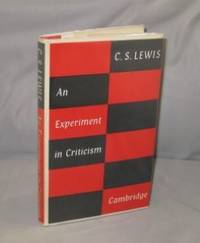 cover of An Experiment in Criticism.