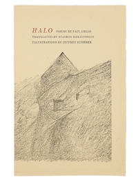 Halo; Poems by CELAN, PAUL - 1991