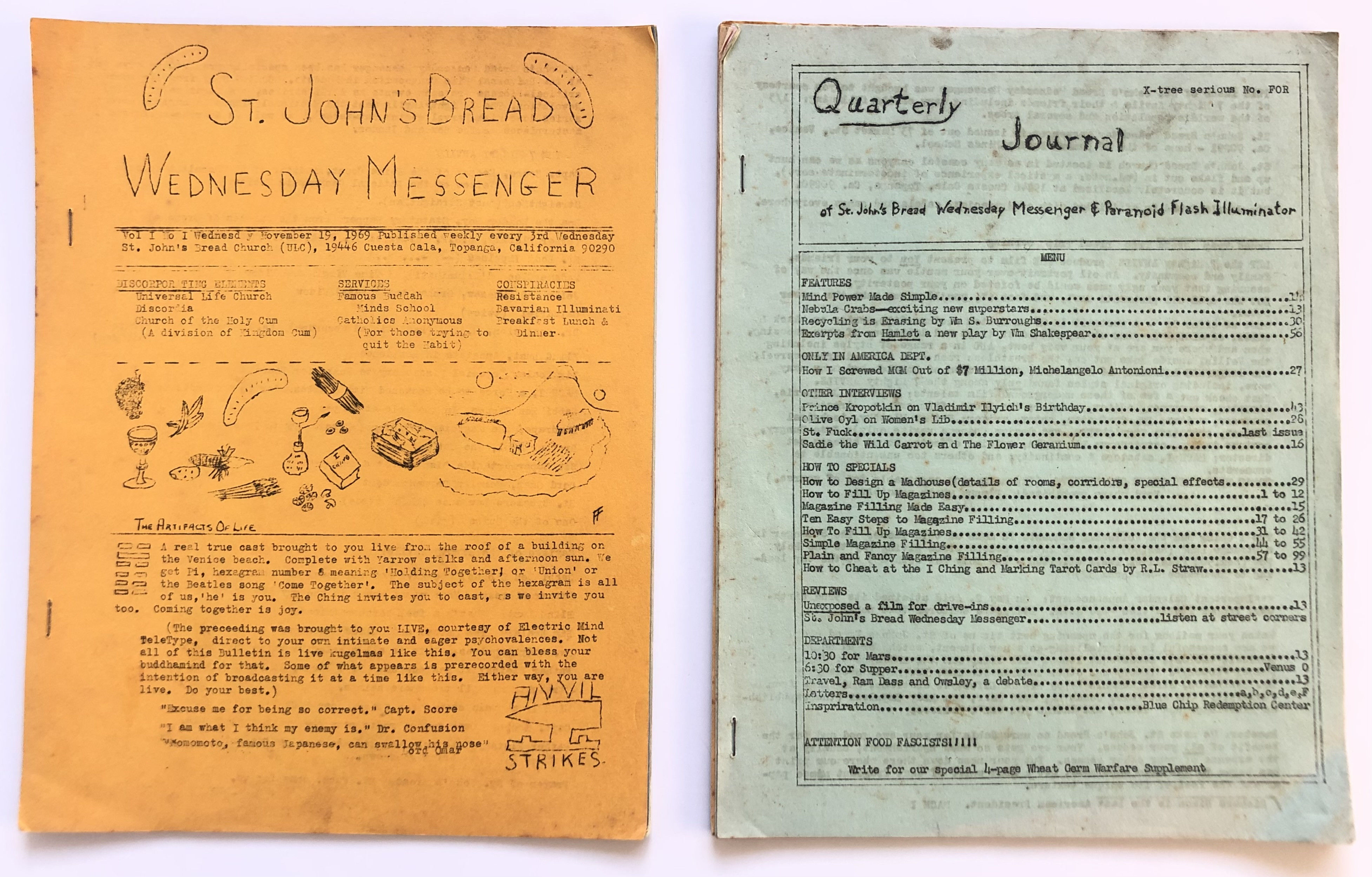 DISCORDIAN New Religious Movement TWO ISSUES of a