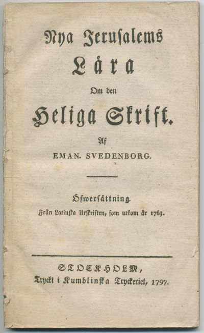 Nya Jerusalems lära om den heliga skrift.…